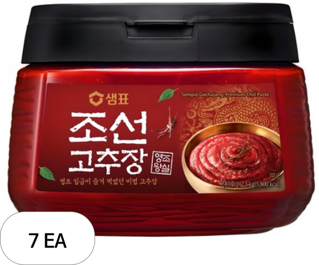 샘표 조선고추장, 2kg, 7개