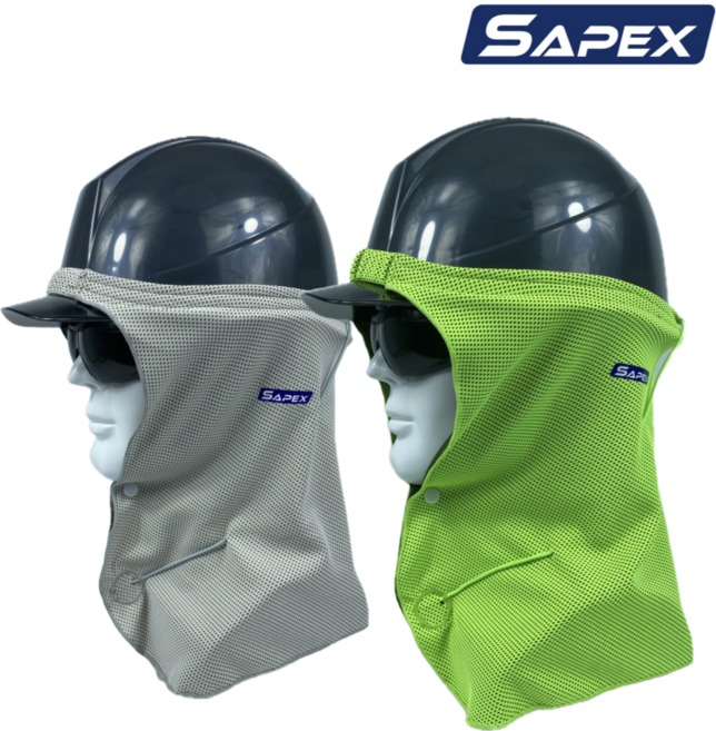 Sapex 사펙스 선가드쿨 냉감원단 스마트 햇빛가리개, 회색, 1개