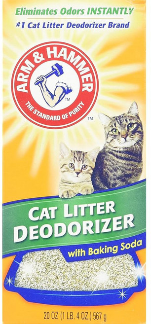 암 앤 해머 고양이 쓰레기 탈취제 20온스 팩 4i e s: 활성 베이킹 소다 반려동물용 :i, 1개