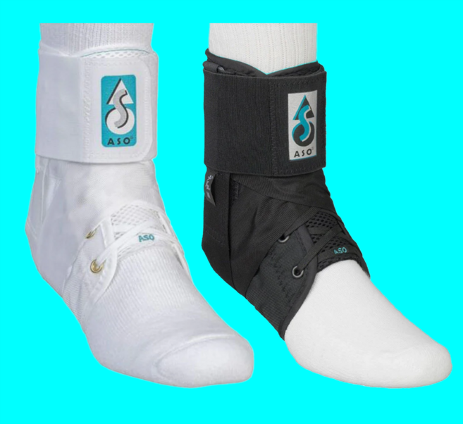 Med Spec ASO 발목보호대 지지대 안정기 좌우겸용, 화이트, 1개