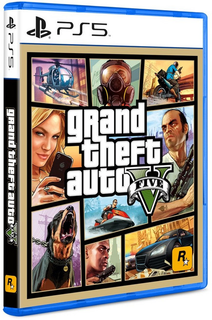 PS5 俠盜獵車手5 Grand Theft Auto V 中文版, 中文封面 中文版