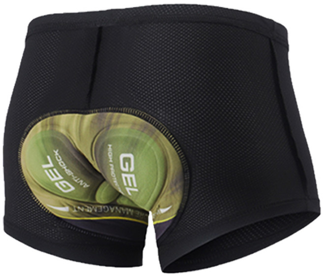 자전거 속바지 3D 패드바지 젤패드 라이딩 엉덩이패드, 1개, 카키XL