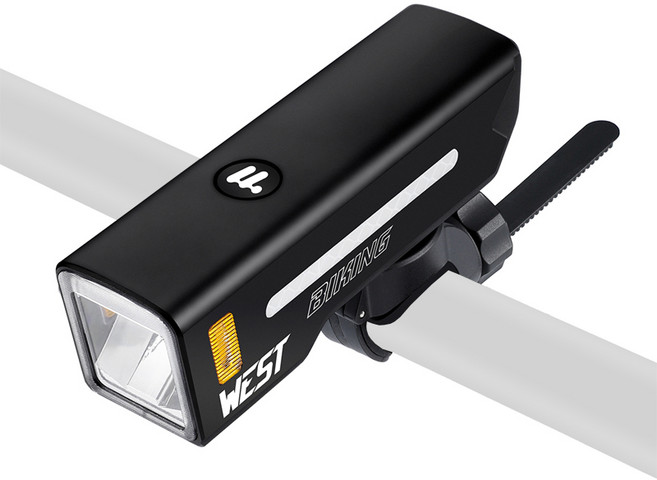 시그니처베이지 자전거 전조등 라이트 후레쉬 YPZ454, 1개, 블랙