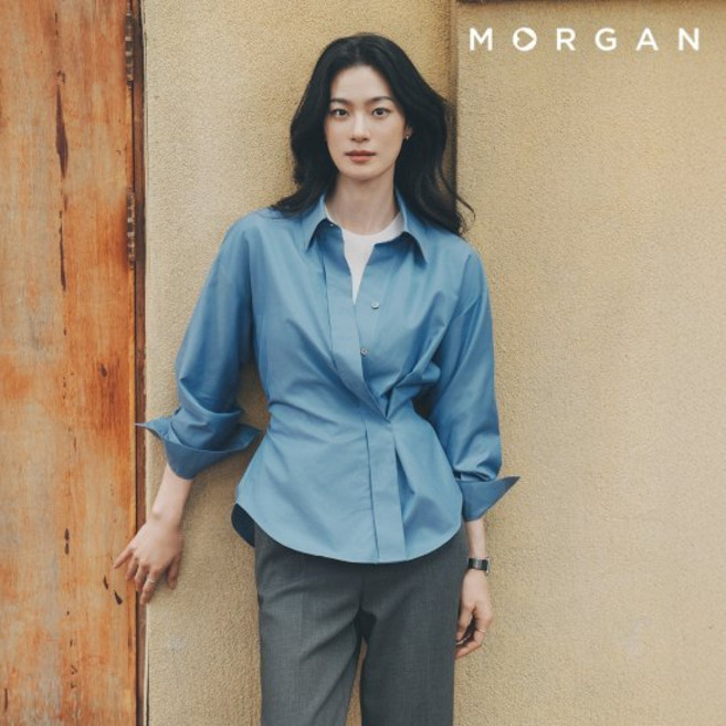 모르간 25FW 코튼 실크 셔츠 1종 [런칭 가격 99 900원]