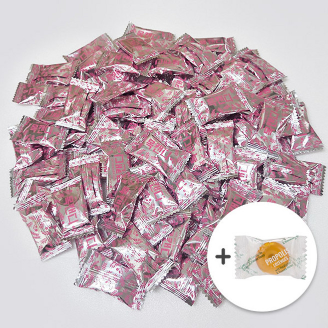 롯데 목캔디 믹스베리 시원달달한 대용량 사무실 교회간식+마누카캔디 사은품 증정, 205개, 3.74g