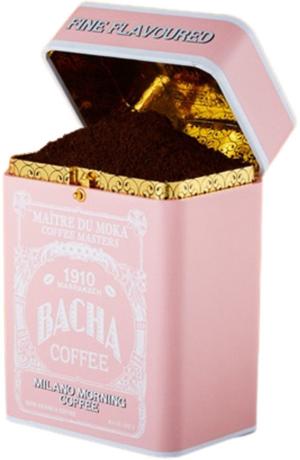BACHA COFFEE 1910 밀라노 모닝 커피 파우더, 1개, 250g, 분쇄커피