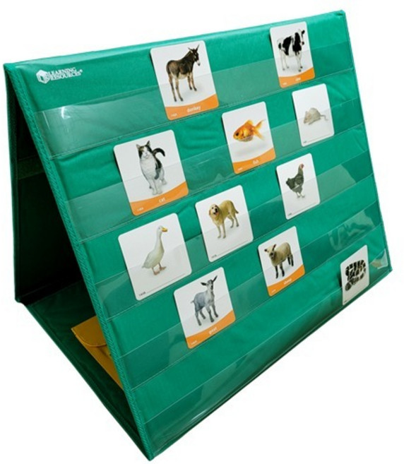 edudepot365 러닝리소스 수업용 탁상 포켓차트 Demonstration Tabletop Pocket Chart 접이식 교사용, 1개