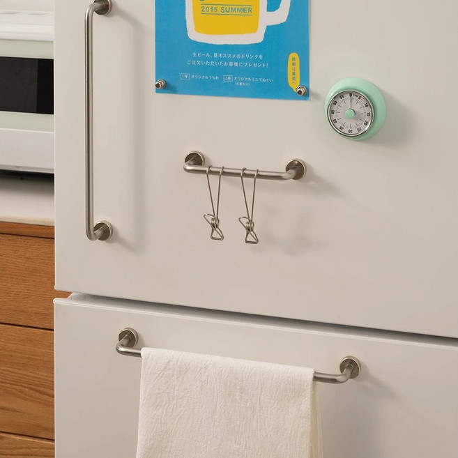 말랑킷 냉장고 자석 걸이 무타공 손잡이, 1개, 소형