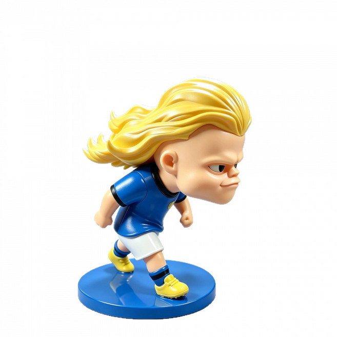 [인싸템] 맨시티 홀란드 피규어 인형 인테리어 소품 귀여운 축구 캐릭터 미니어처 (사무실 데스크테리어), 1개, 5cm 3D 프린팅 모델