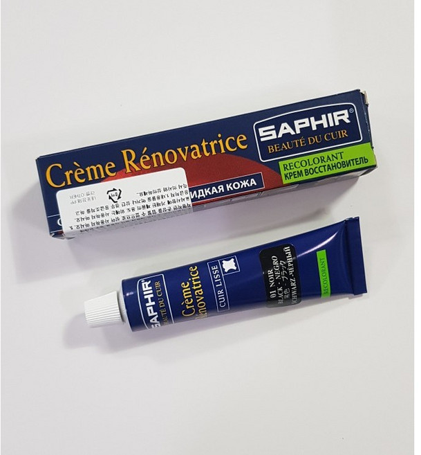 사피르 레노베이팅 보수크림 가죽색상복원 컬러재생 구두 가방 셀프수선 가죽 스크래치복원