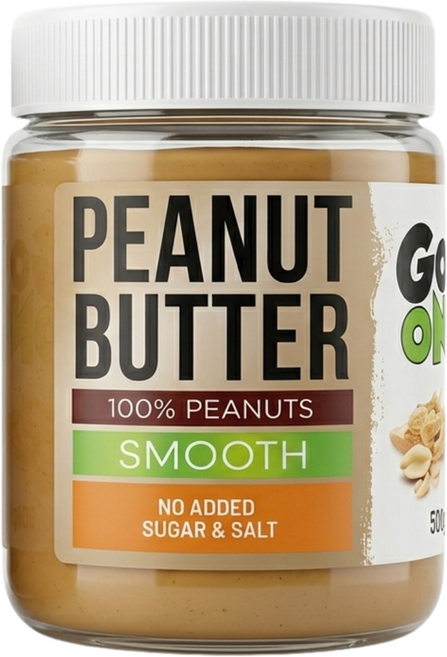 고온 피넛 100% 무첨가 땅콩버터 스무스, 1개, 500g