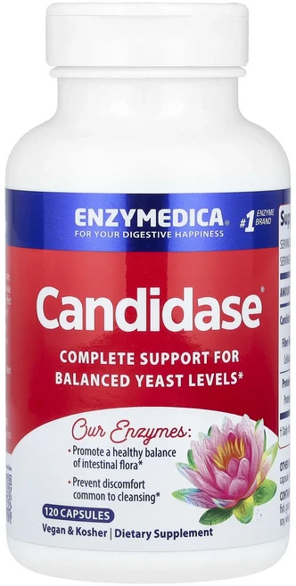 단백질 비타민 철분 마그내슘 칼슘 Enzymedica Candidase 캡슐120정 고루고루섭취해주세요, 1개 - 쿠팡