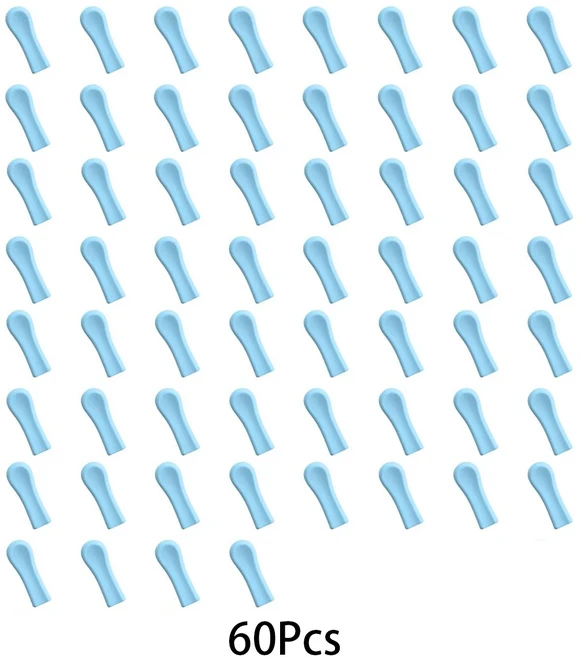 실리콘 이어 스푼 교체 팁 범용 제거 재사용 및 세척 가능 전기 또는 배터리 필요 없음, 01 60 Pcs