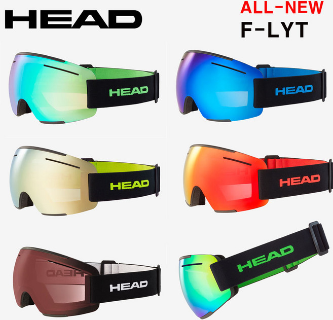 헤드 스키 스노우보드 고글 HEAD F-LYT GOGGLE, RED/BLACK, 1개