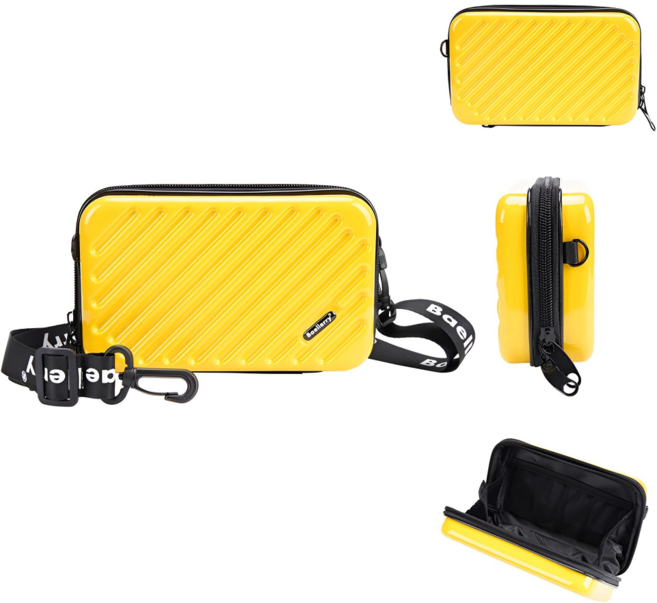 Baellerry 미니 하드 캐리어 파우치 크로스백