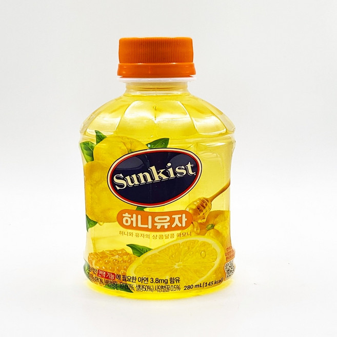 썬키스트 허니유자, 280ml, 6개