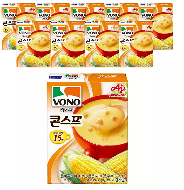 농심 보노 콘스프, 19g, 30개