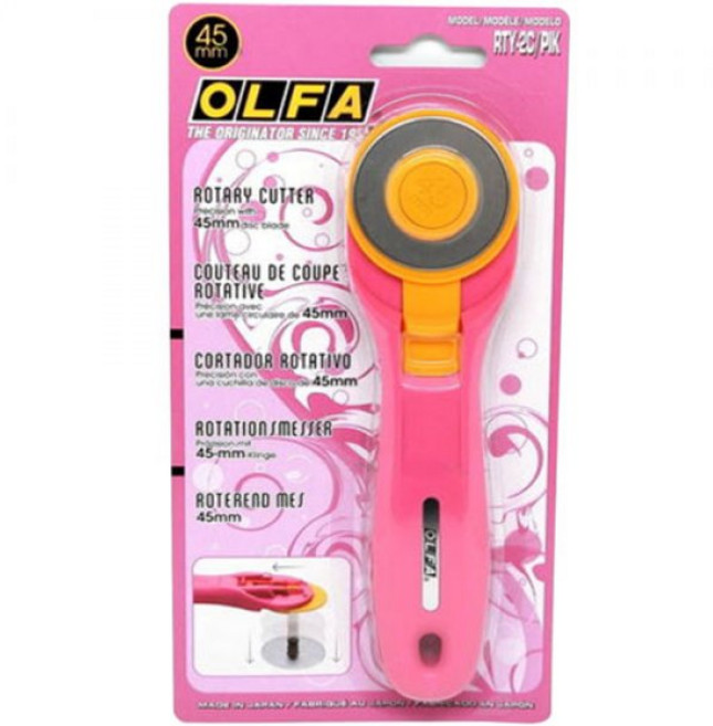 패션스타트 신형 올파 원형재단칼 45mm(RTY2C/PINK), 멀티, 1개