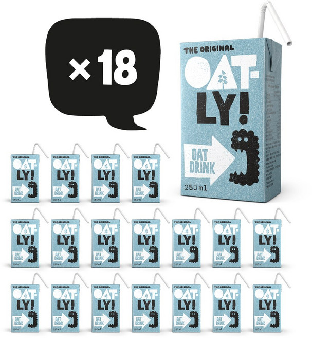오틀리 귀리음료 오리지널 선물세트 C, 18개, 250ml