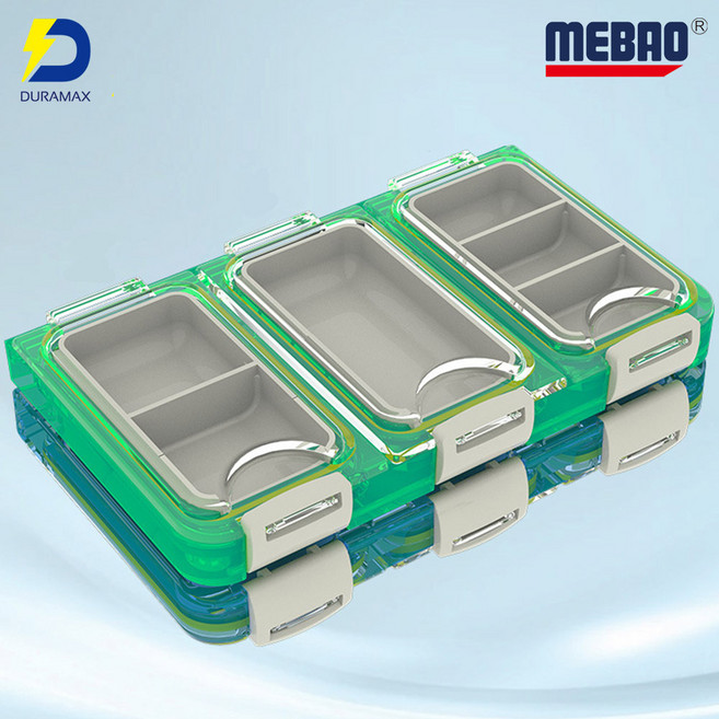 듀라맥스 메바오 태클박스 모듈형 MK-123 방수 액세서리 케이스, 블루, 1개, 블루