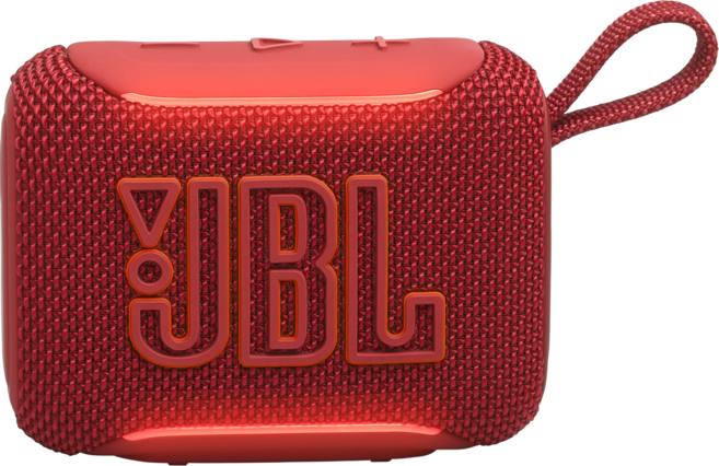 삼성공식파트너 JBL GO5 블루투스 스피커 IP68 방수 방진 최대 7시간재생 AuraCast 전용앱 가성비 야외 휴대용 무선 미니스피커, 레드, JBLGO5