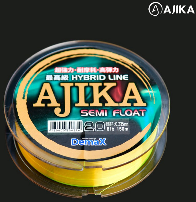 한정판매 특가상품 아지카 아라나미 에센셜 세미플로팅 감성돔원줄 참돔원줄 찌낚시원줄 붕어원줄 민물원줄, 골드, 1.5호(150m), 1개