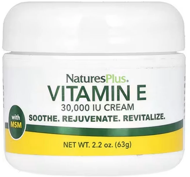 네이처스플러스 MSM이 함유된 비타민 E 크림 30 000 IU 2.2 oz (63 g), 1개, 63g - 쿠팡