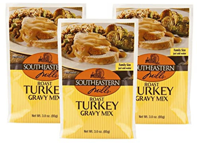 사우스이스턴 밀스 칠면조 그레이비 믹스 85 g (3개 팩), Southeastern Mills Roast Turke, 1개