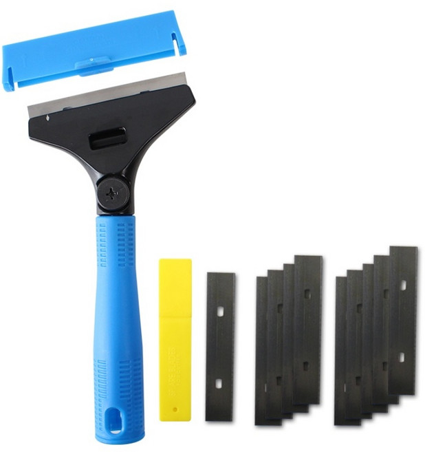 고강도 칼날스크래퍼 간편고정 교체날10P포함 1개
