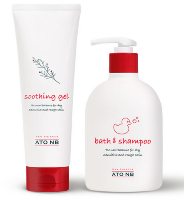 아토엔비 수딩젤 바스앤샴푸 세트, 아토엔비 (2종)수딩젤+바스, 1개