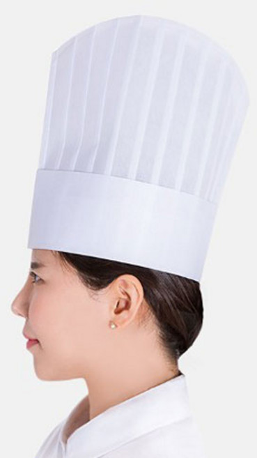 조리모 종이모자 위생모자 라운드형 부직포 종이모자(20개입) 3가지 사이즈, 라운드 종이모자(27cm), 1개