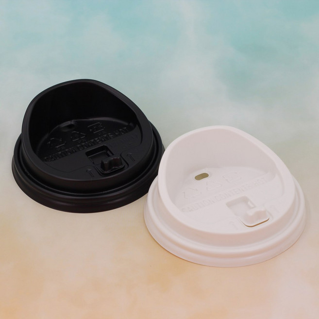 [홀더킹]12/16온스 롱개폐 종이컵 뚜껑 머그리드 롱리드 1 000개, 12/16온스 롱개폐-블랙, 1개