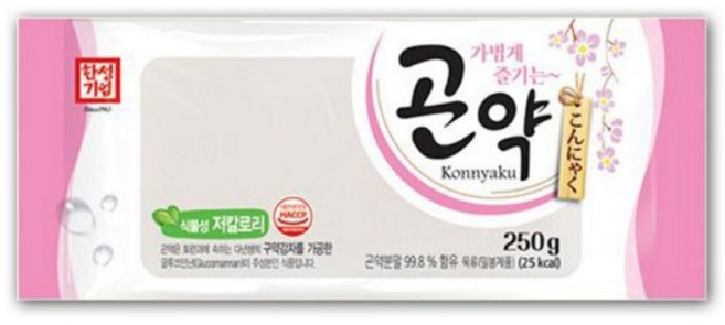 한성기업 곤약, 250g, 2개