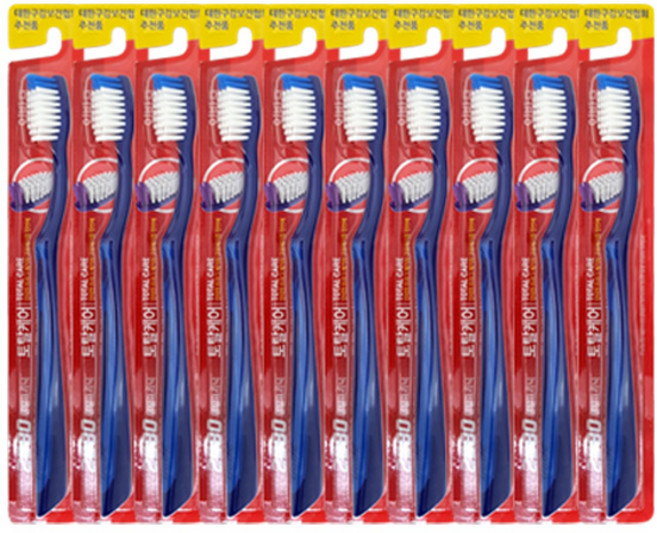 2080 토탈케어 칫솔 일반모, 10개, 1개입