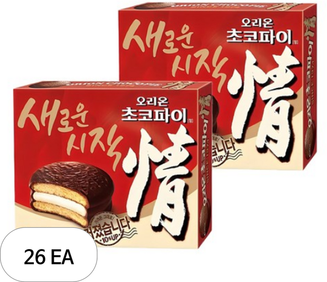 오리온 초코파이, 468g, 26개