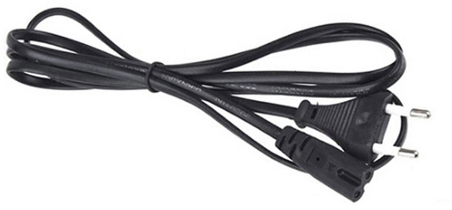 DC 12V 2.5A 어댑터 2구 8자형 12V2.5A 아답터, 2구8자 전원선, 1개