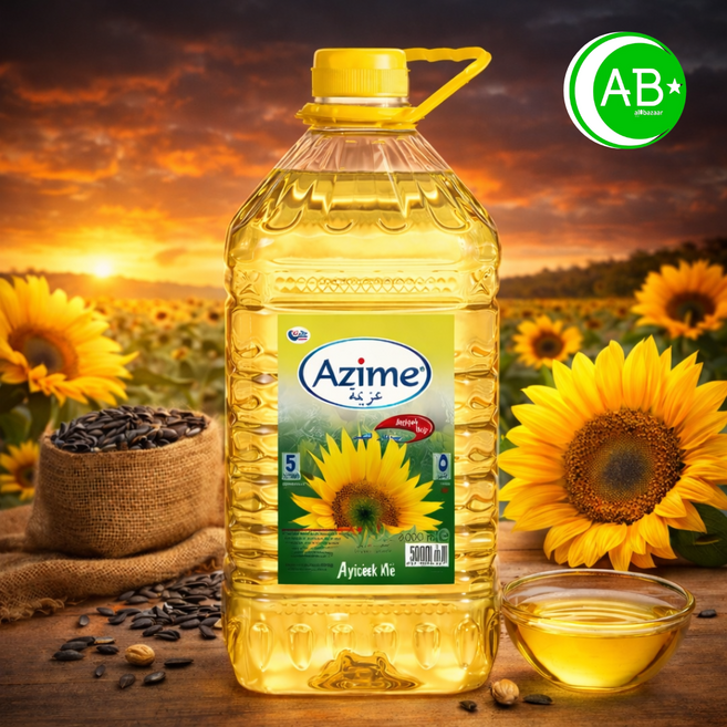 Sunflower Oil Healthy & Versatile Turkiye 아지메 해바라기유 건강하고 다용도 터키산, 1개, 5L
