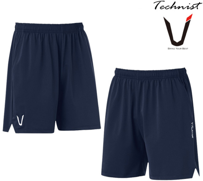 테크니스트 반바지 배드민턴 바지 여성 3부 남성 4부 팬츠 네이비 TNP6417NV