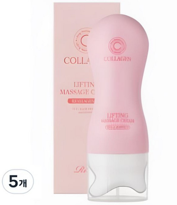 리르 콜라겐 리프팅 괄사 마사지 크림, 120g, 5개