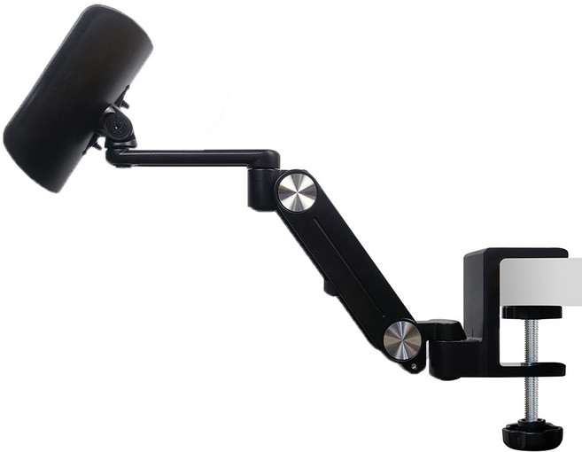 360 책상 팔걸이 거치대 마우스 손목 팔 팔꿈치 받침대-VER.2, 블랙, 1개