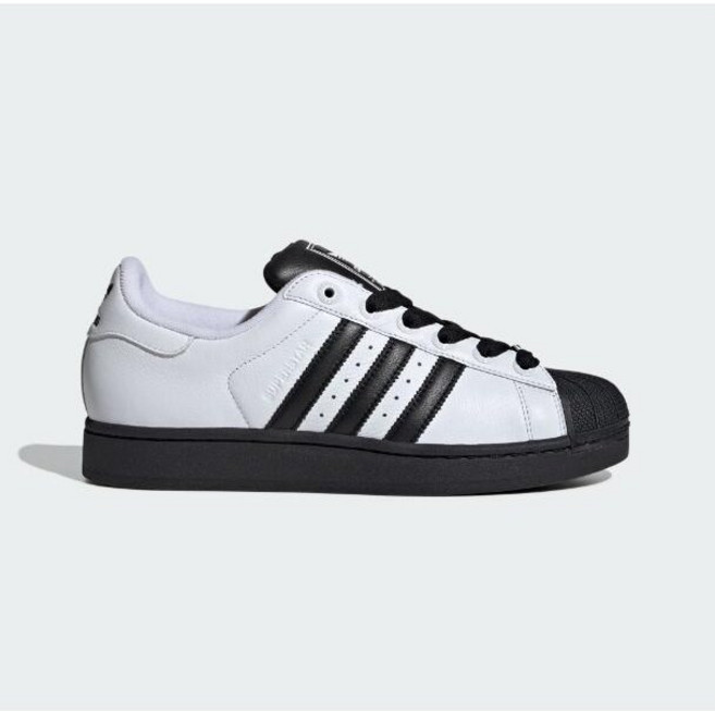 아디다스 슈퍼스타 2 스니커즈 클라우드 화이트 & 코어 블랙 & 클라우드 화이트+신발끈 증정