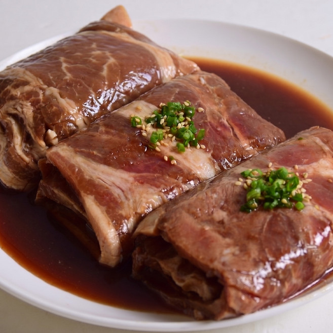 마장동 비법양념 마늘숙성 돼지왕구이, 4개, 600g