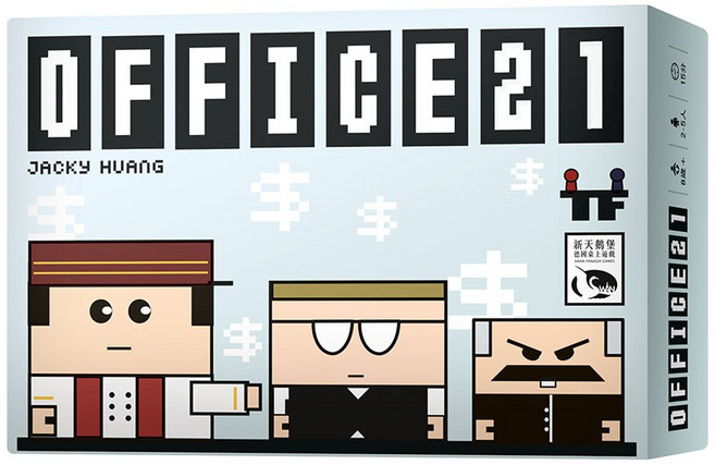 Office 21 辦公室 21 Jacky Huang 繁體中文 桌遊, 1個, Office 21,升級厚套