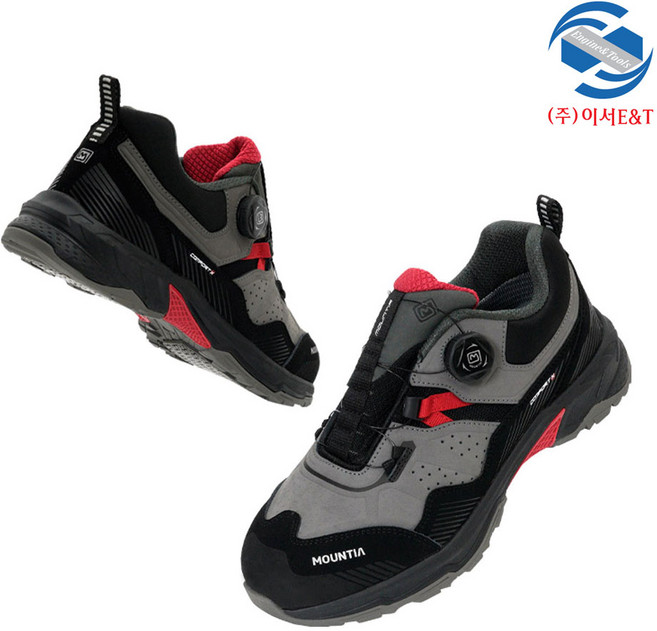 Mountia 마운티아 MT-400 다이얼락 안전화 절연화 전기 작업화 미끄럼방지 제조 현장 운동화, 1개