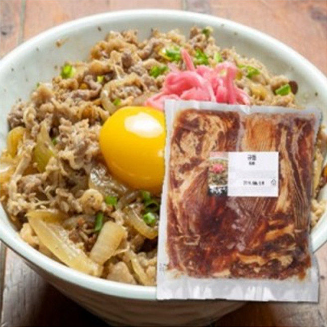 냉동 규동 소고기덮밥 1kg, 1팩