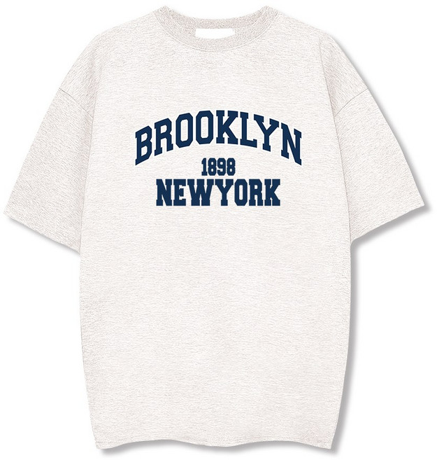 일루소 1898뉴욕 특양면 반팔 티셔츠