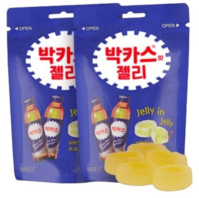 (26g) 박카스 젤리 탱글젤리 캔디류 비타민젤리 편의점젤리, 1개