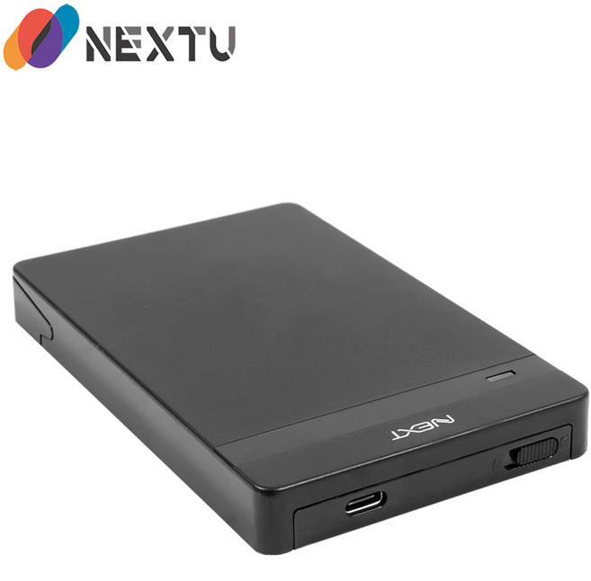 넥스트유 USB3.1 Gen1 TypeC SATA3 노트북용 하드 외장케이스 HDD SSD NEXT-535TC, NEXT 535TC (1년무상 AS), 1개