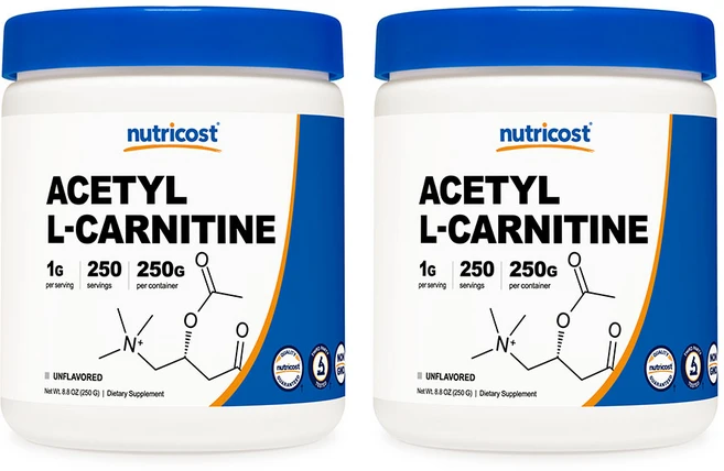 뉴트리코스트 아세틸 L-카르니틴 파우더 250g 무맛 2병, 2개 - 쿠팡