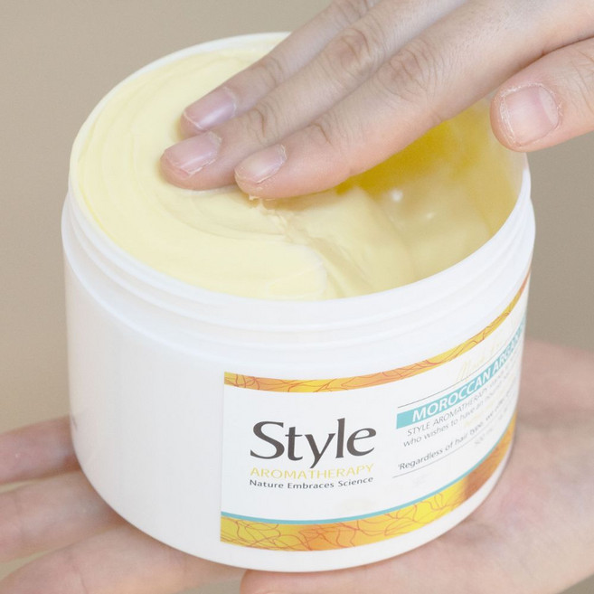 스타일아로마테라피 극손상 물미역 트리트먼트 모로칸 아르간 헤어팩, 1개, 500ml